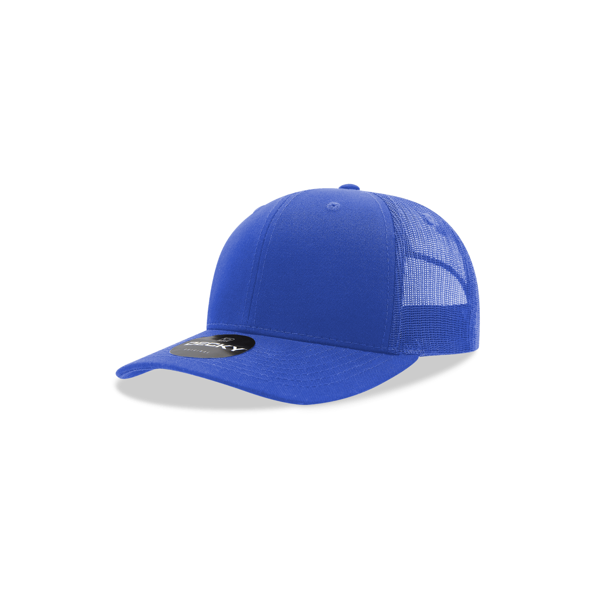 Decky Youth 6 Panel Mid Profile Structured Cotton Trucker | Decky 5019 Royal Standard