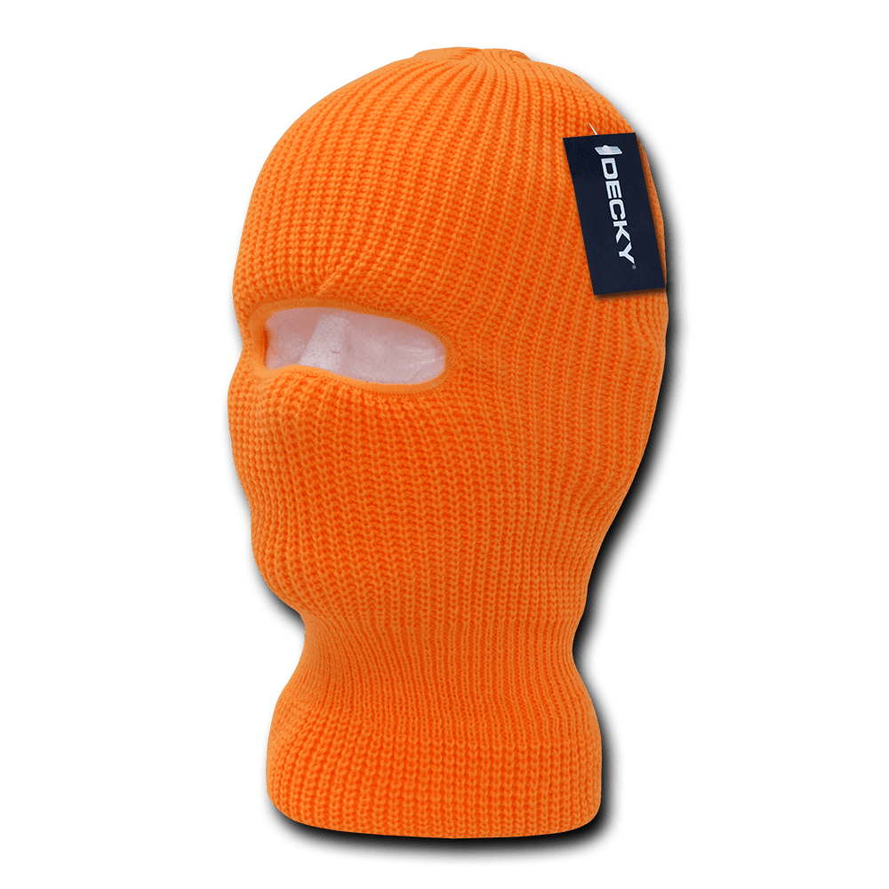 Decky Youth Neon Mask (1 Hole) | Decky 9051 Orange OSFM