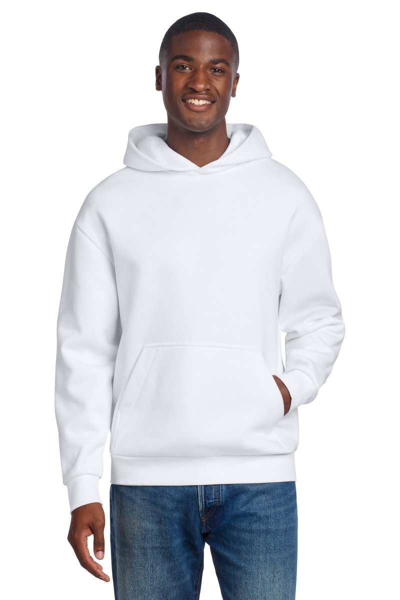 District DT6150 VIT Heavyweight Fleece Hoodie White XS Sweatshirts/Fleece