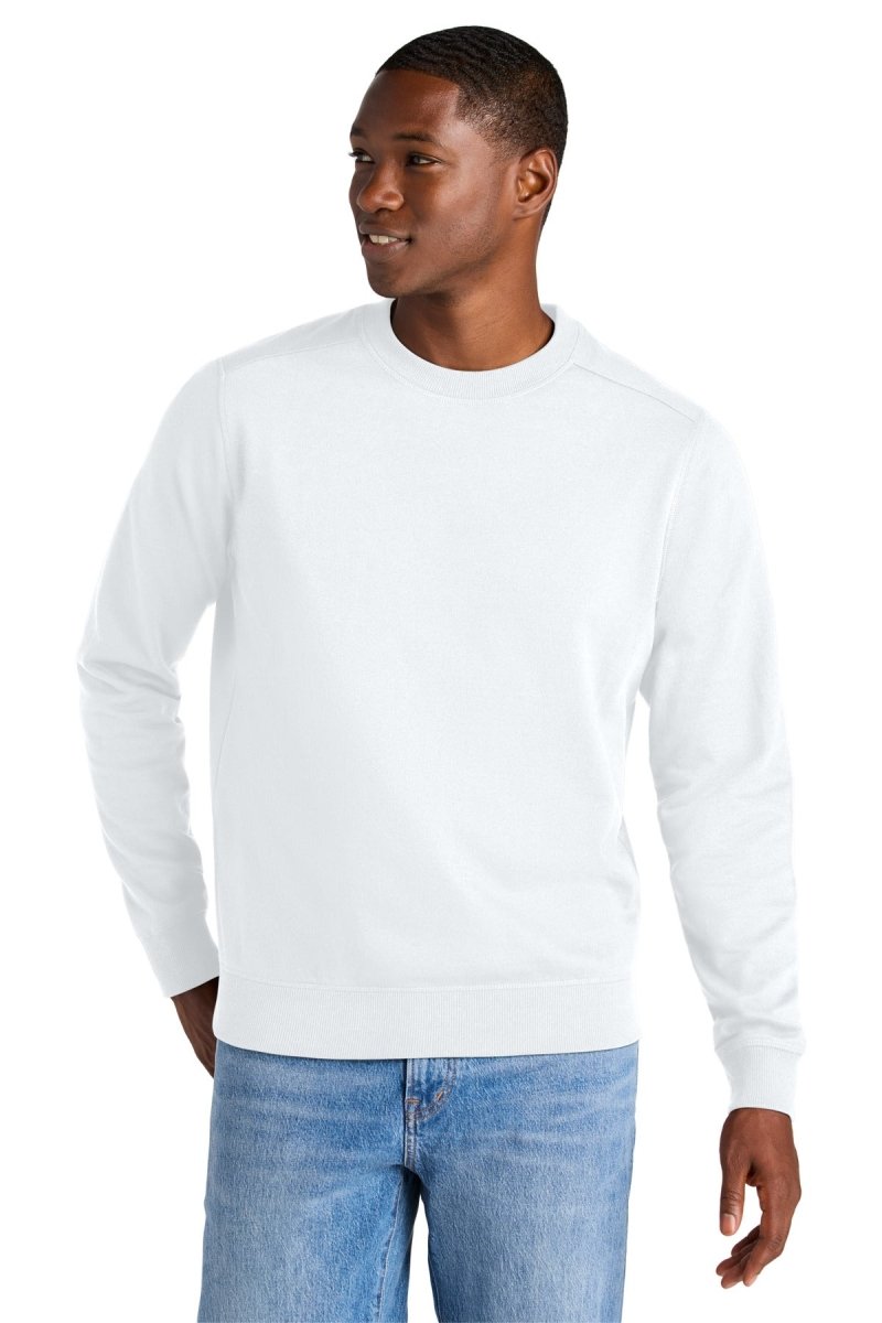 District ® Re - Fleece ™ Crew DT8104 - District DT8104 White XS Crewneck Sweatshirts