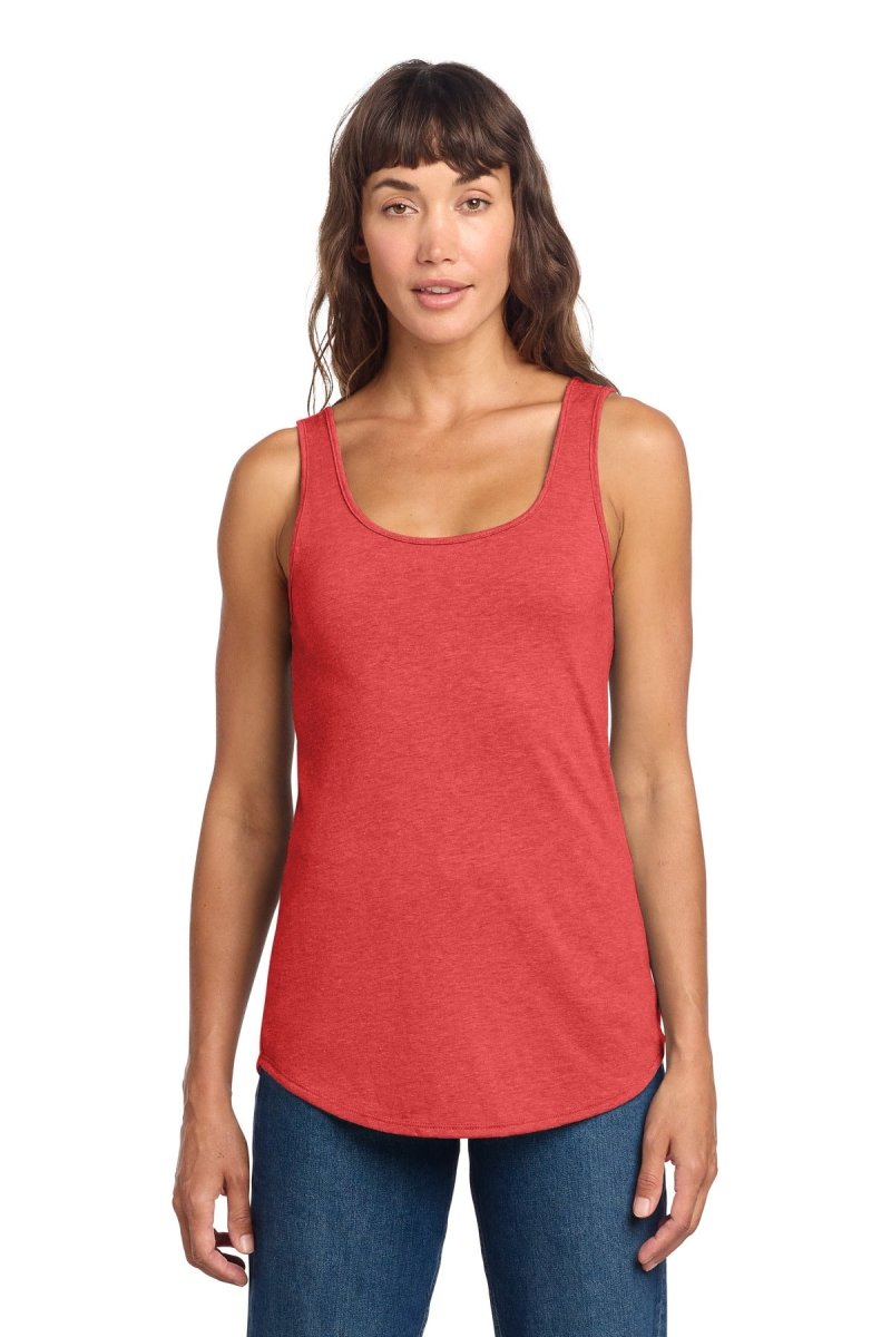 District ® Women's Perfect Tri ® Relaxed Tank DT151 - District DT151 Red Frost XS Women's Tank Tops