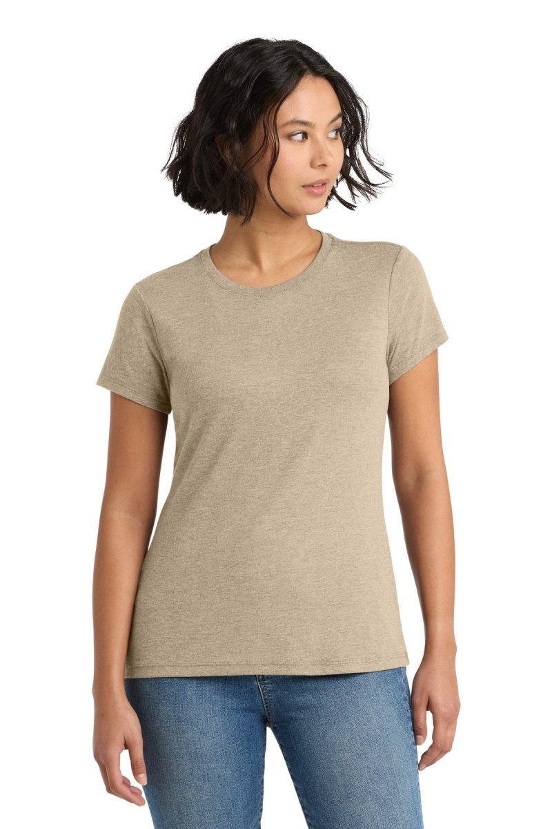 District ® Women's Perfect Tri ® Tee. DM130L - District DM130L Desert Tan Heather XS Short Sleeve T-Shirts