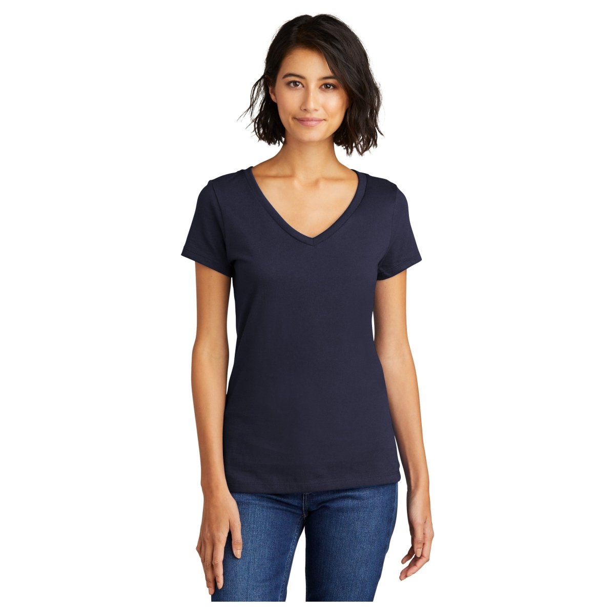 District® Women’s Very Important Tee® V - Neck DT6503 New Navy XS Women's V - Neck T-Shirts