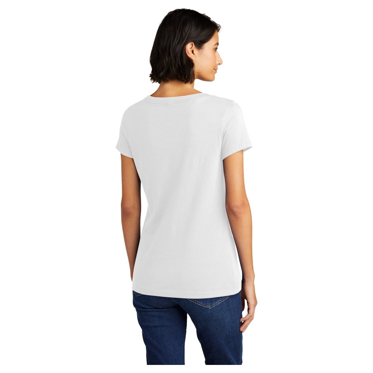 District® Women’s Very Important Tee® V - Neck DT6503 White XS Women's V - Neck T-Shirts