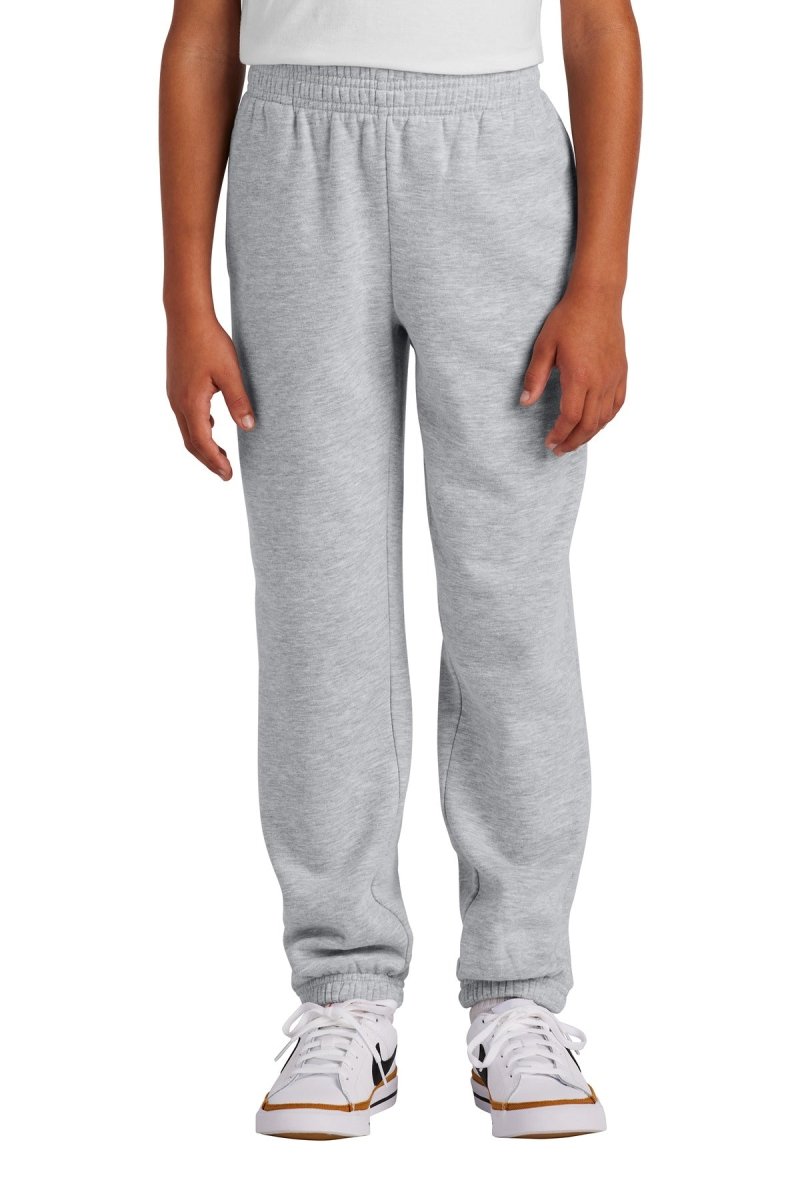 District ® Youth V.I.T. ™ Fleece Sweatpant DT6112Y - District DT6112Y Light Heather Grey XS Bottoms