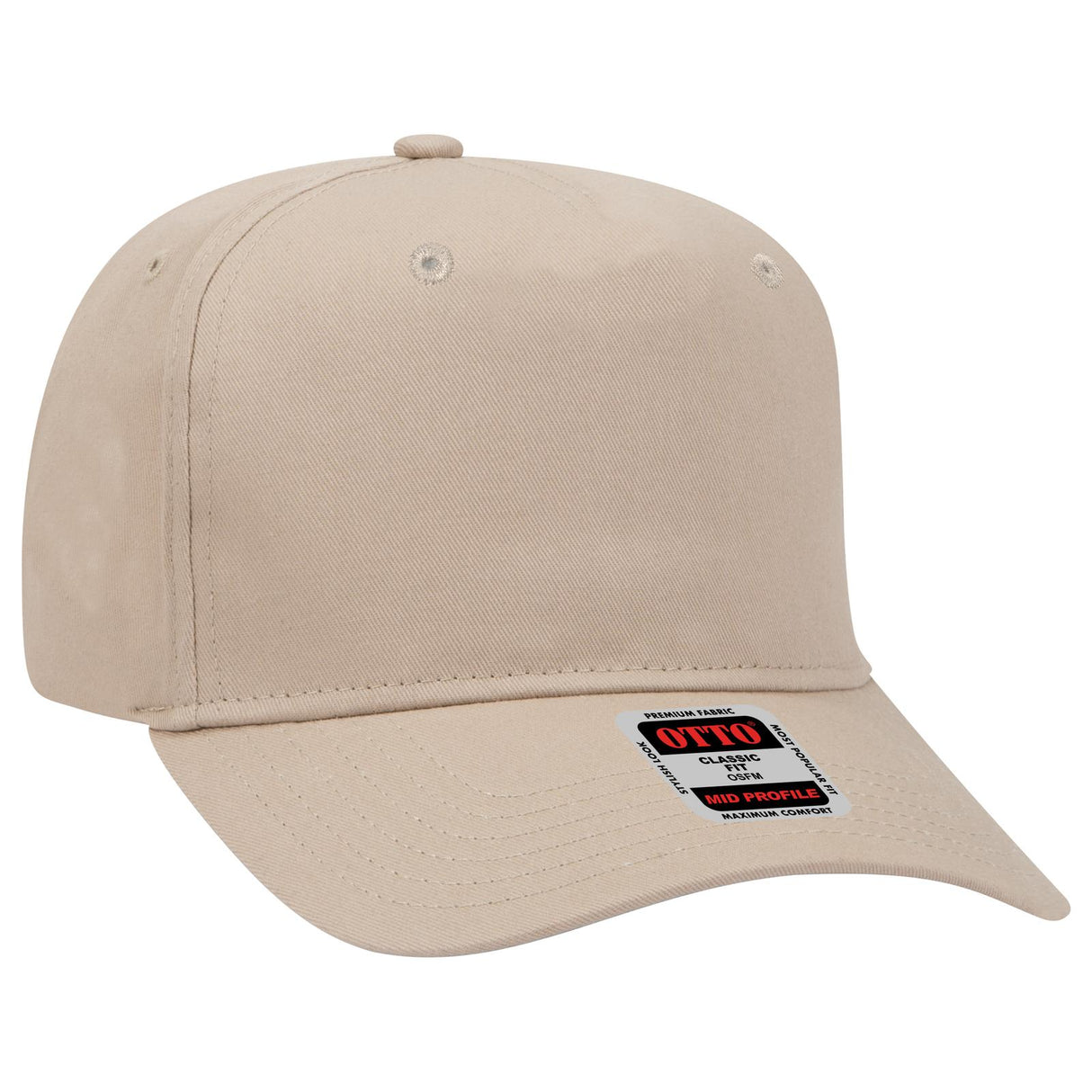 OTTO CAP 5 Panel Mid Profile Baseball Cap OTTO 31-538