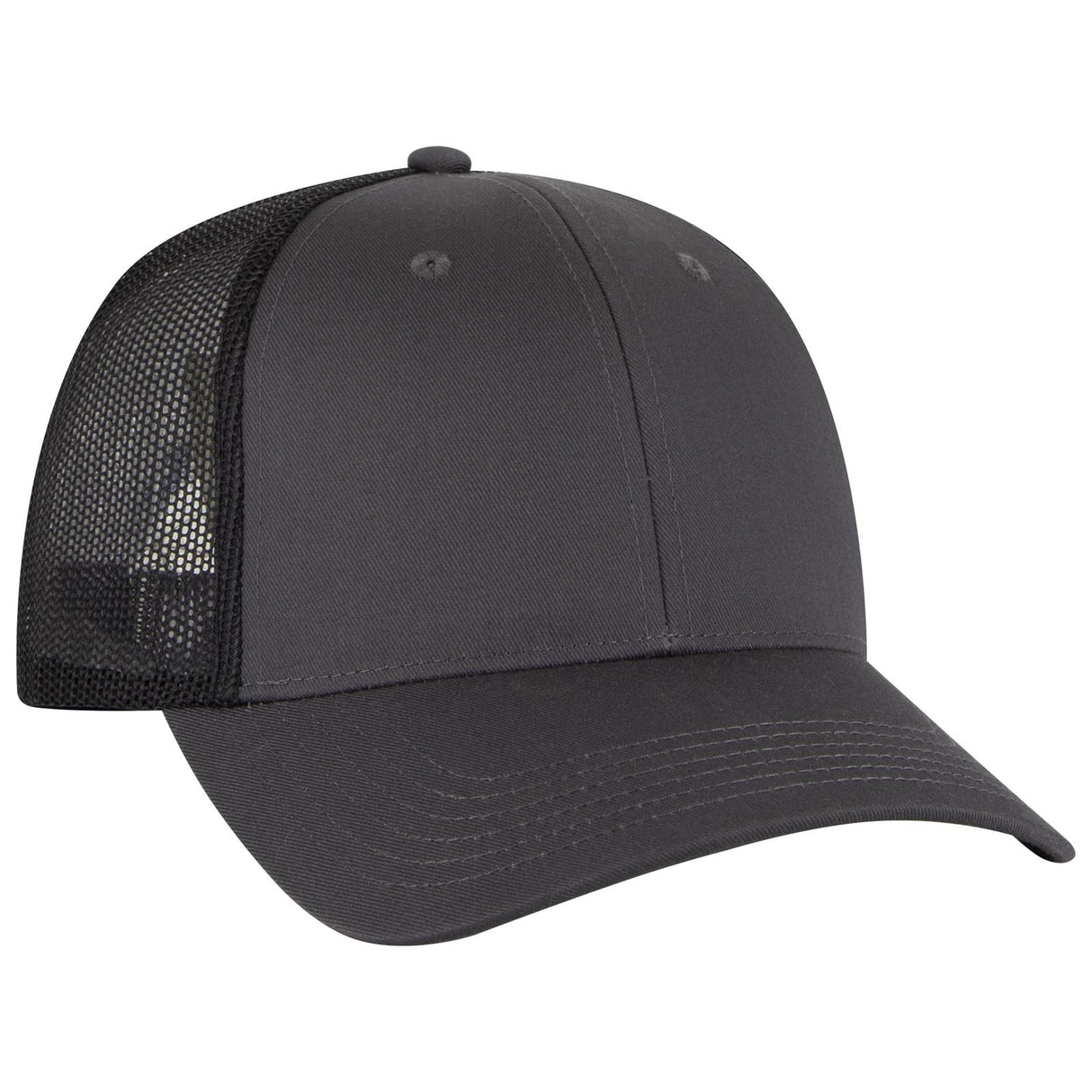 OTTO CAP 6 Panel Low Profile Mesh Back Trucker Hat OTTO 83-473