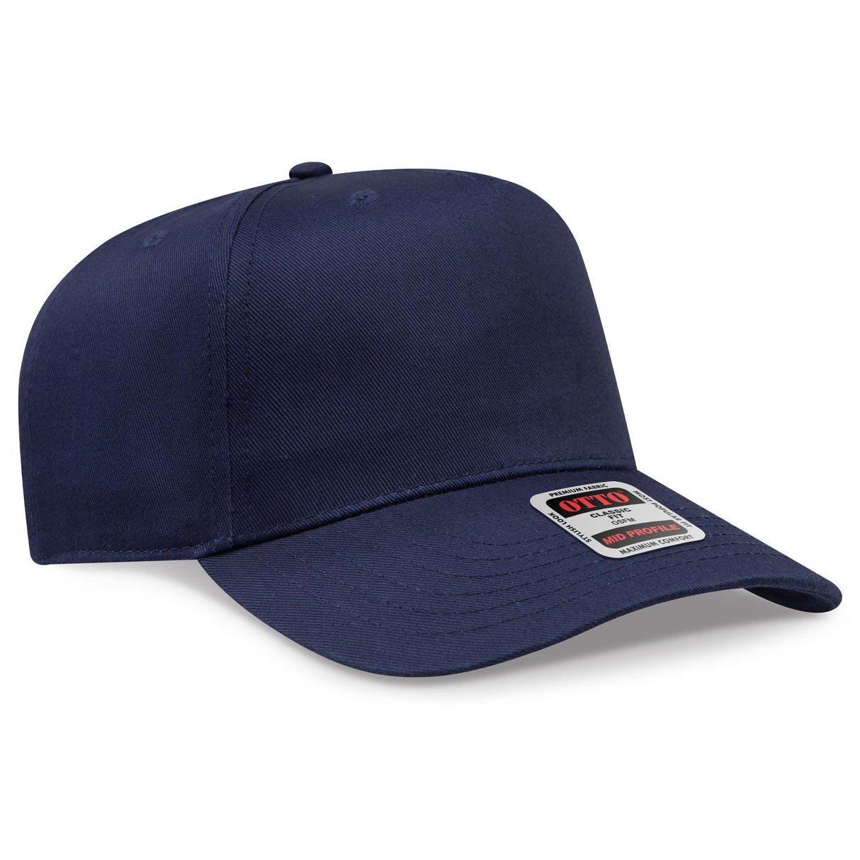 OTTO CAP 5 Panel Mid Profile Baseball Cap OTTO 31-069