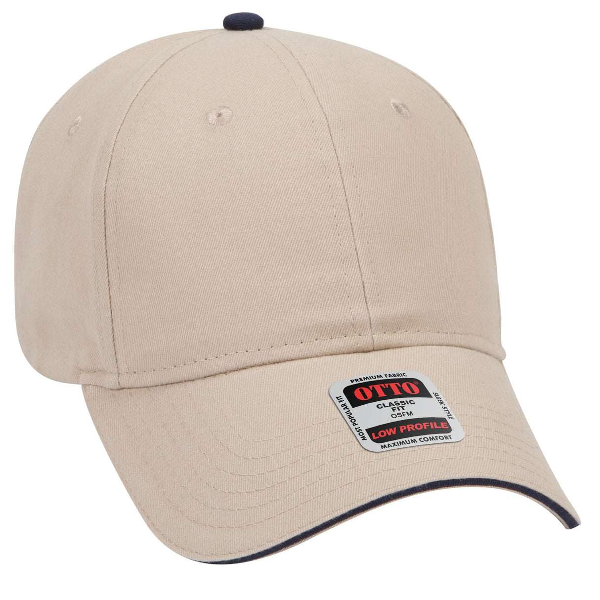 OTTO CAP 6 Panel Low Profile Baseball Cap OTTO 23-430