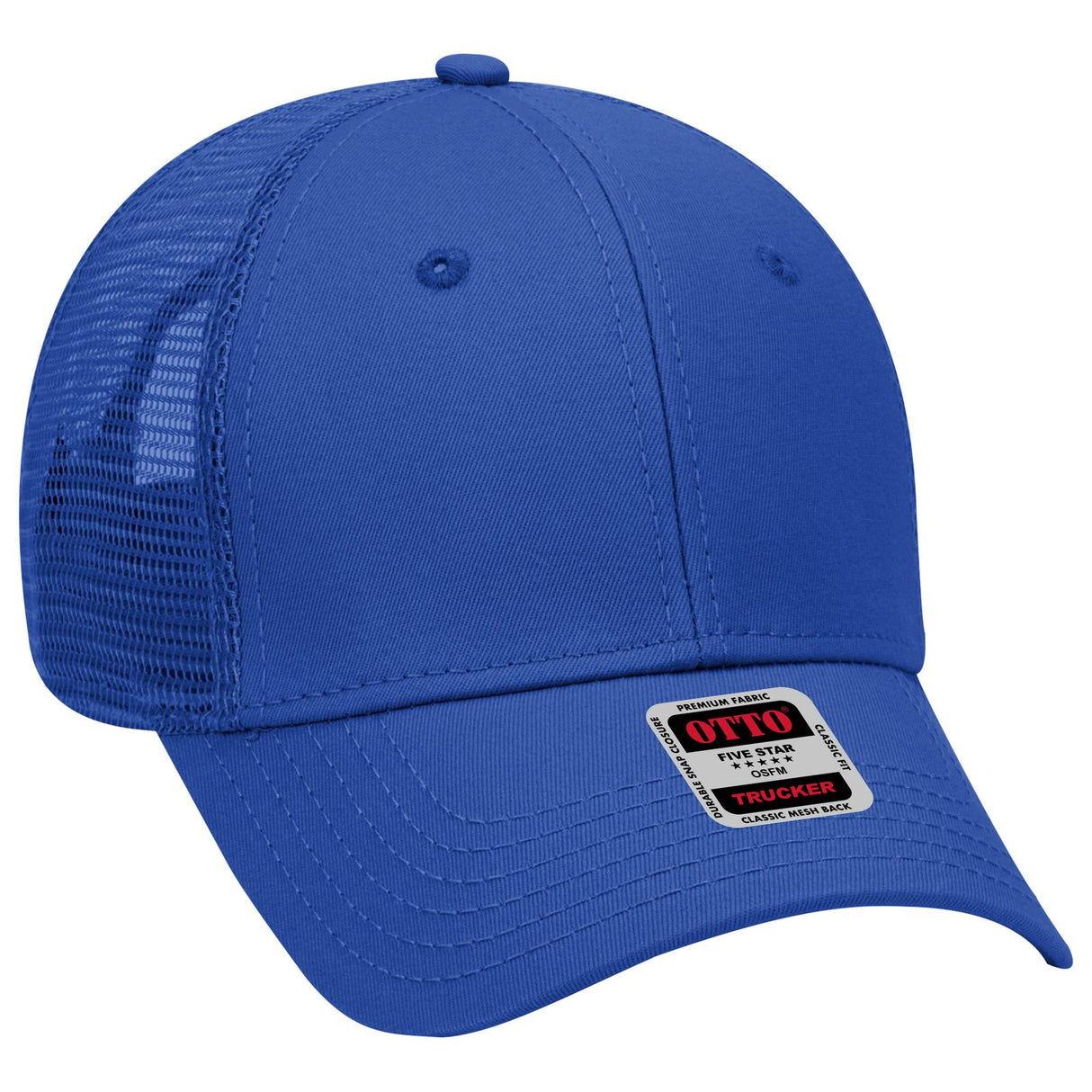 OTTO CAP 6 Panel Low Profile Mesh Back Trucker Hat OTTO 83-942