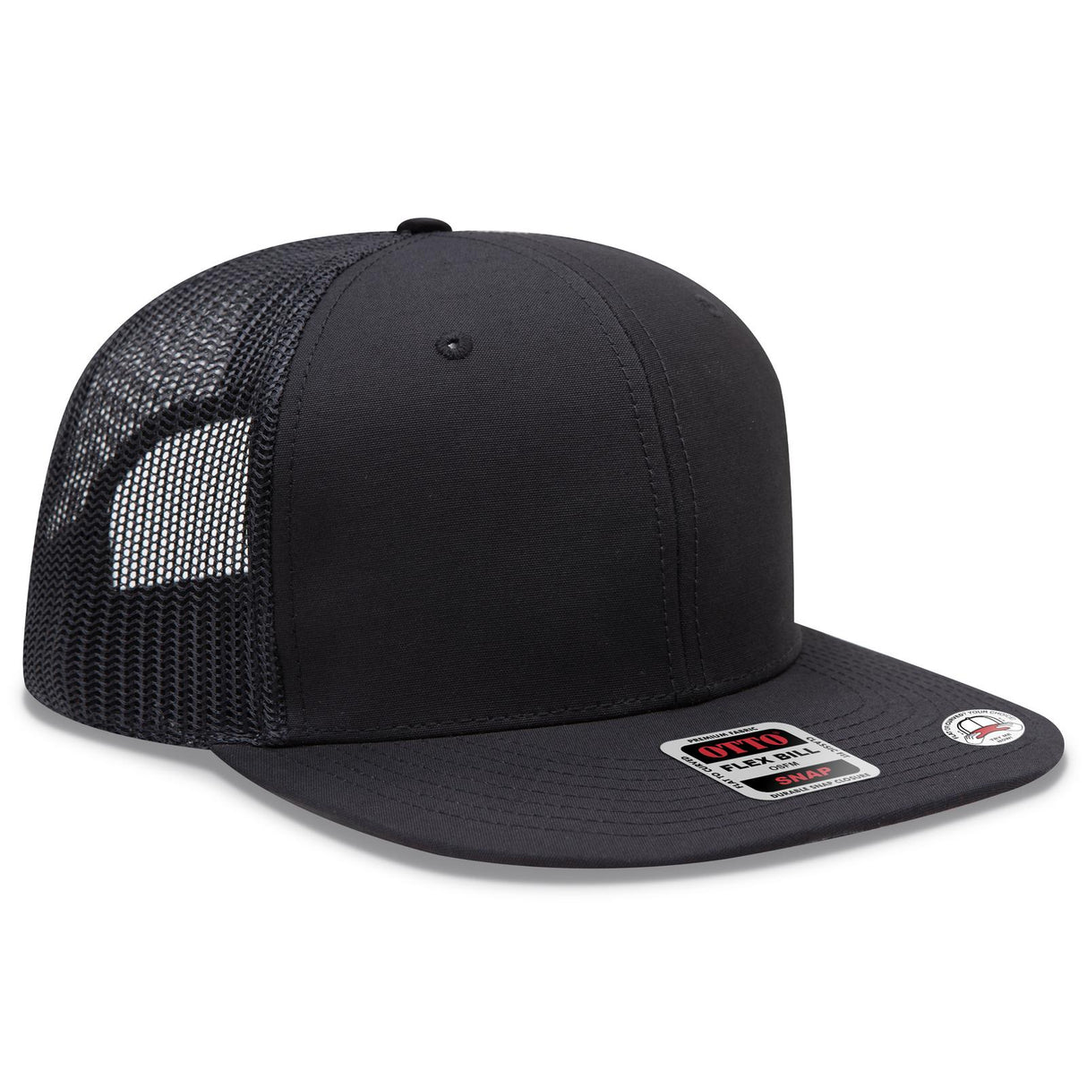 OTTO CAP "OTTO SNAP" 6 Panel Pro Style Mesh Back Trucker Snapback Hat OTTO 141-1070