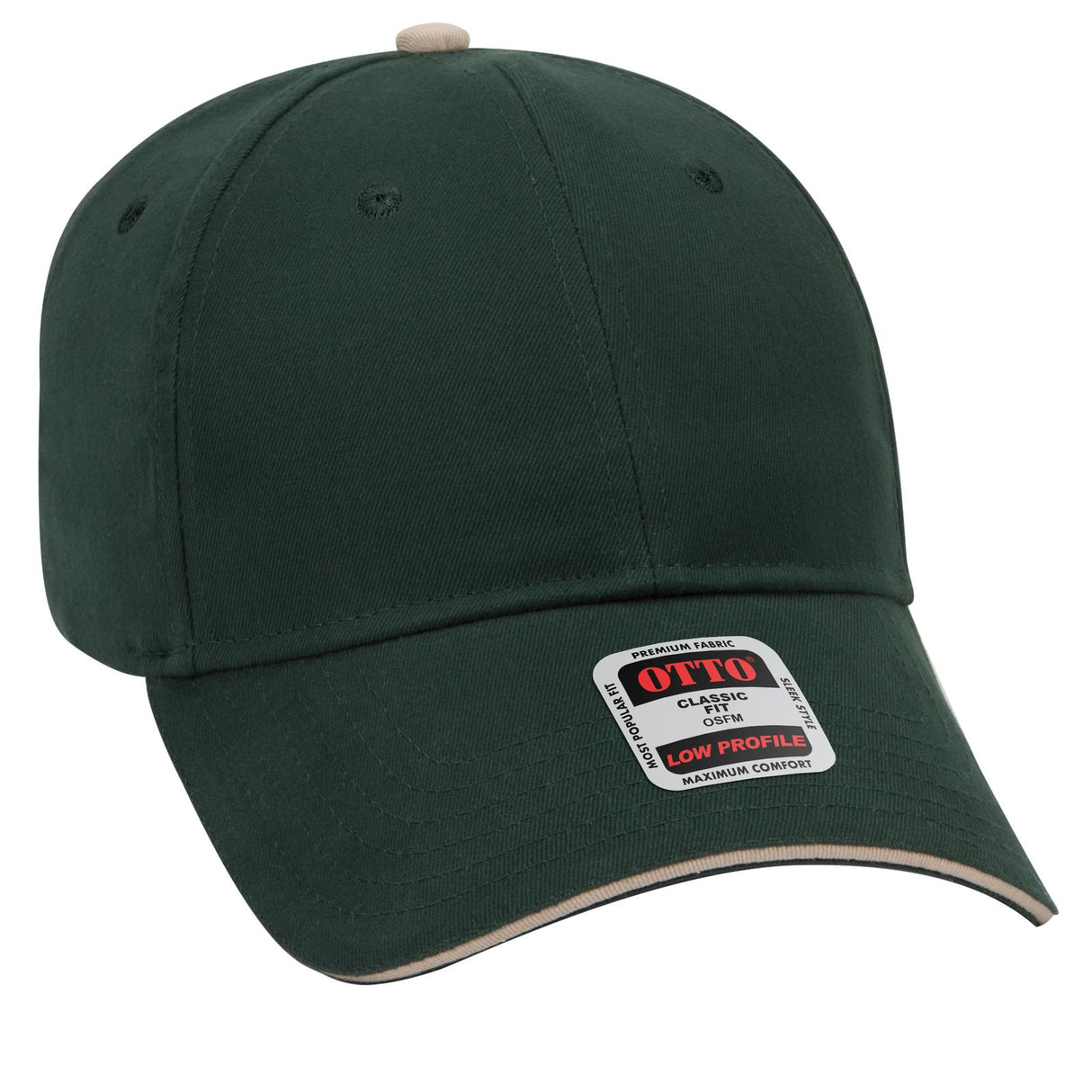 OTTO CAP 6 Panel Low Profile Baseball Cap OTTO 23-430