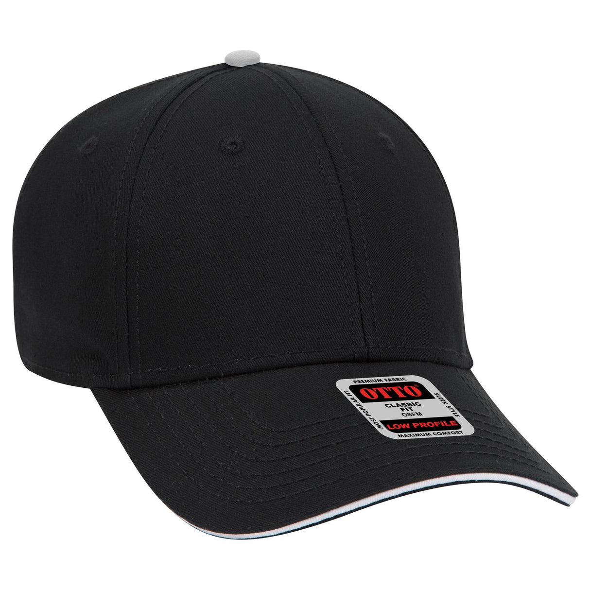 OTTO CAP 6 Panel Low Profile Baseball Cap OTTO 23-766