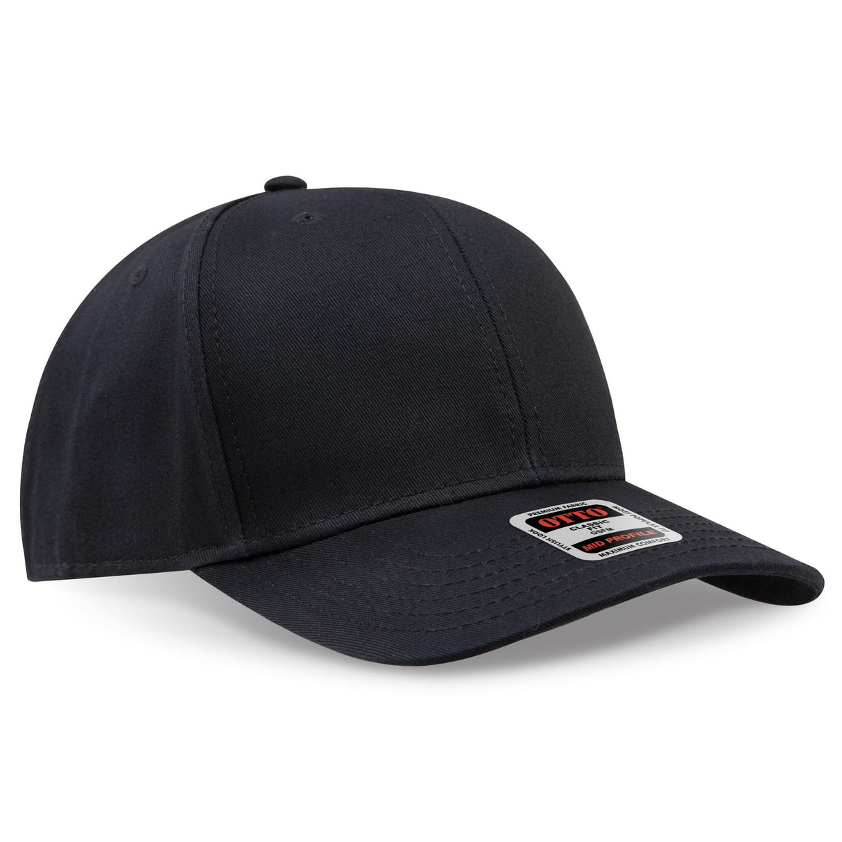 OTTO CAP 6 Panel Mid Profile Baseball Cap OTTO 27-1235