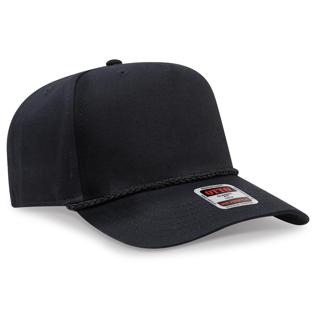 OTTO CAP 5 Panel Mid Profile Baseball Cap OTTO 31-2