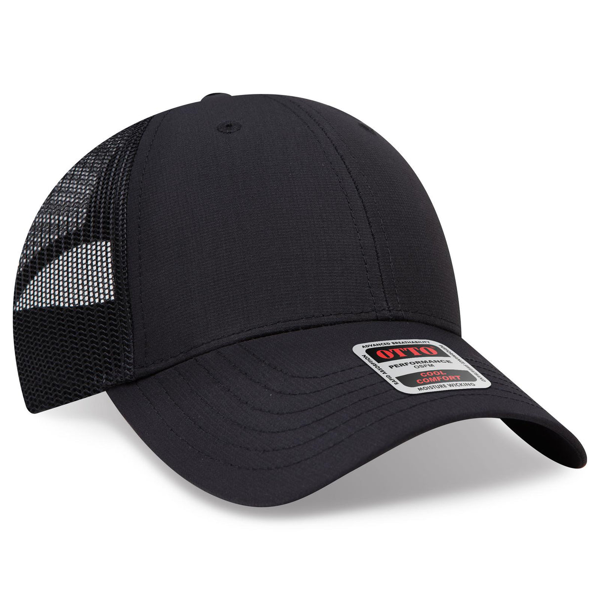 OTTO CAP 6 Panel Low Profile Mesh Back Trucker Hat OTTO 83-3
