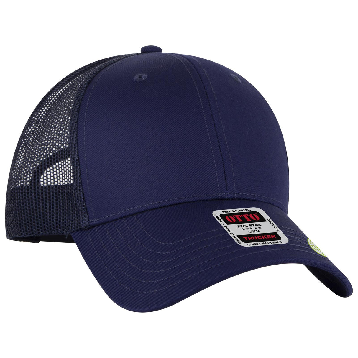 OTTO CAP 6 Panel Low Profile Mesh Back Trucker Hat OTTO 83-4