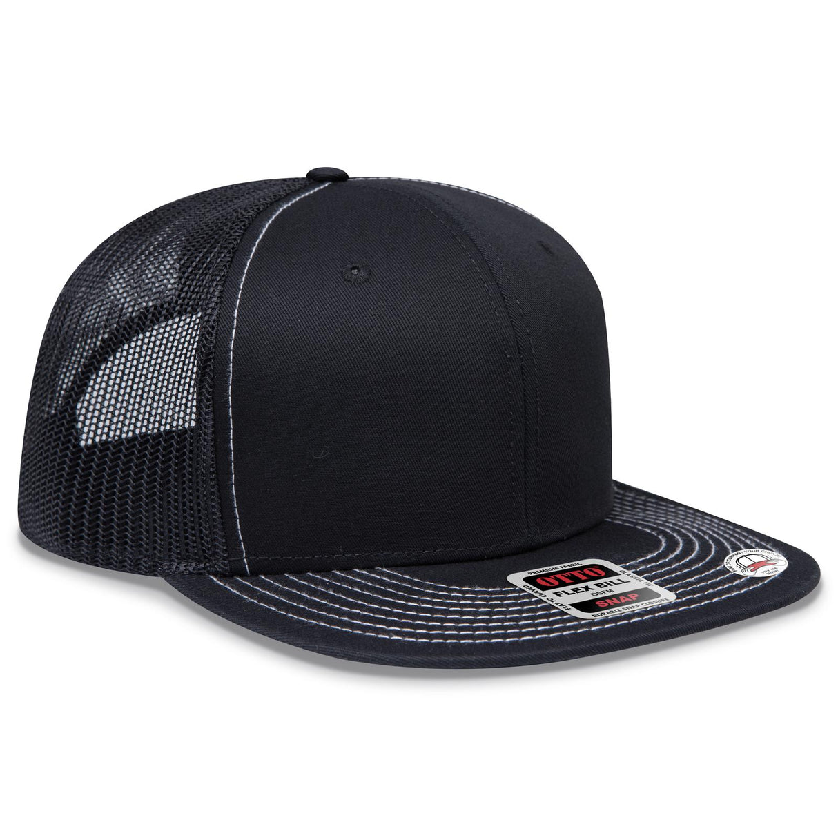 OTTO CAP "OTTO SNAP" 6 Panel Pro Style Mesh Back Trucker Snapback Hat OTTO 141-1070