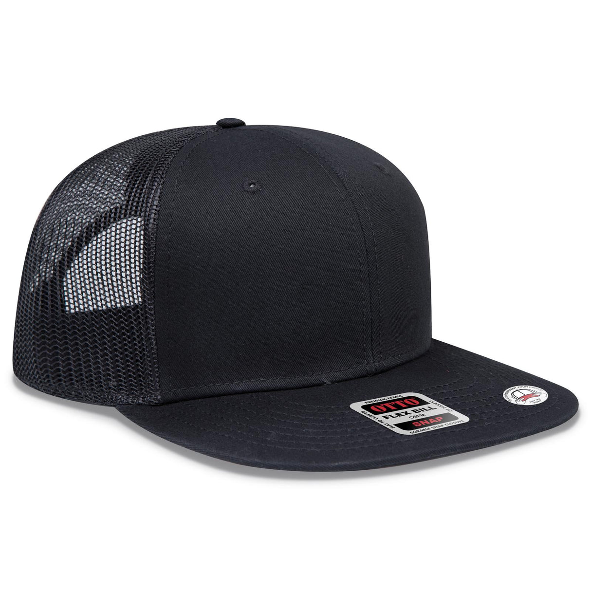 OTTO CAP "OTTO SNAP" 6 Panel Pro Style Mesh Back Trucker Snapback Hat OTTO 141-1070
