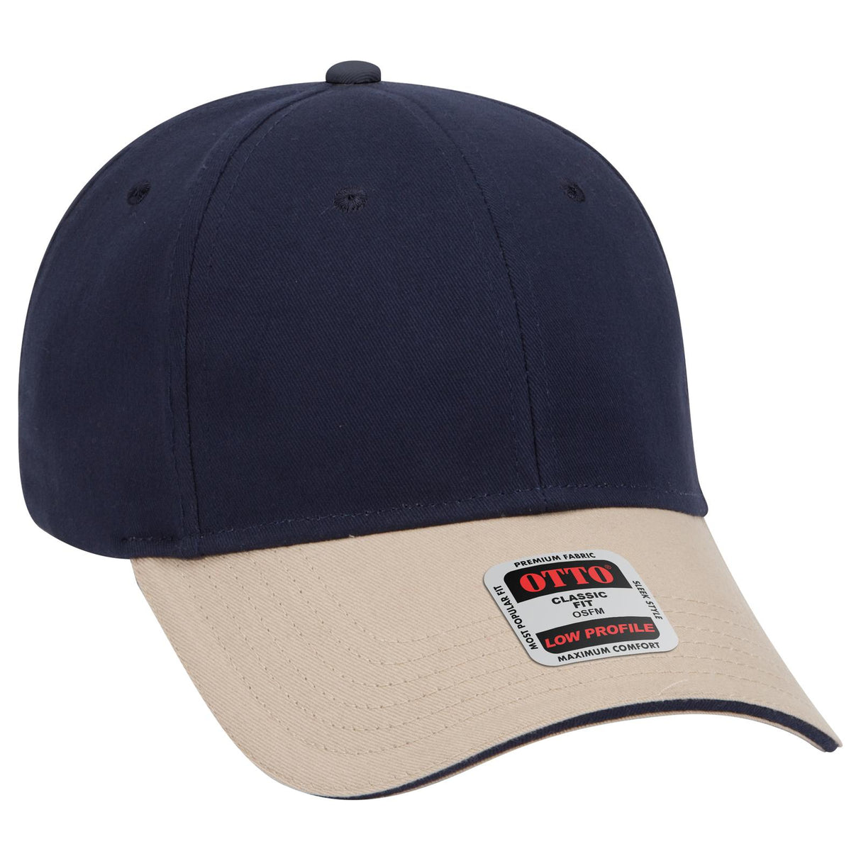 OTTO CAP 6 Panel Low Profile Baseball Cap OTTO 23-430