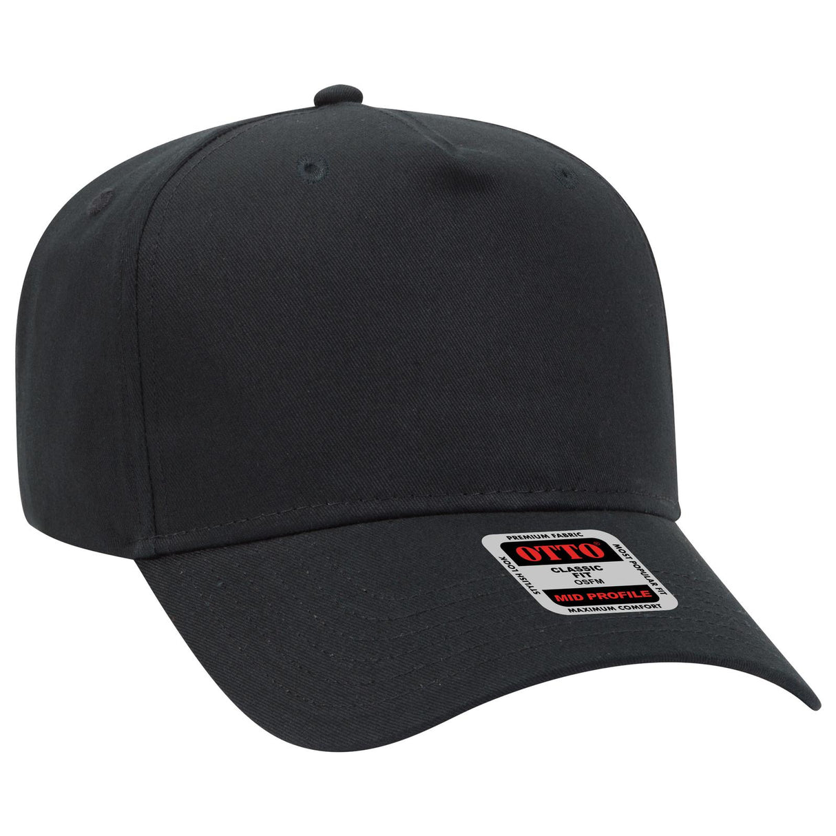 OTTO CAP 5 Panel Mid Profile Baseball Cap OTTO 31-538