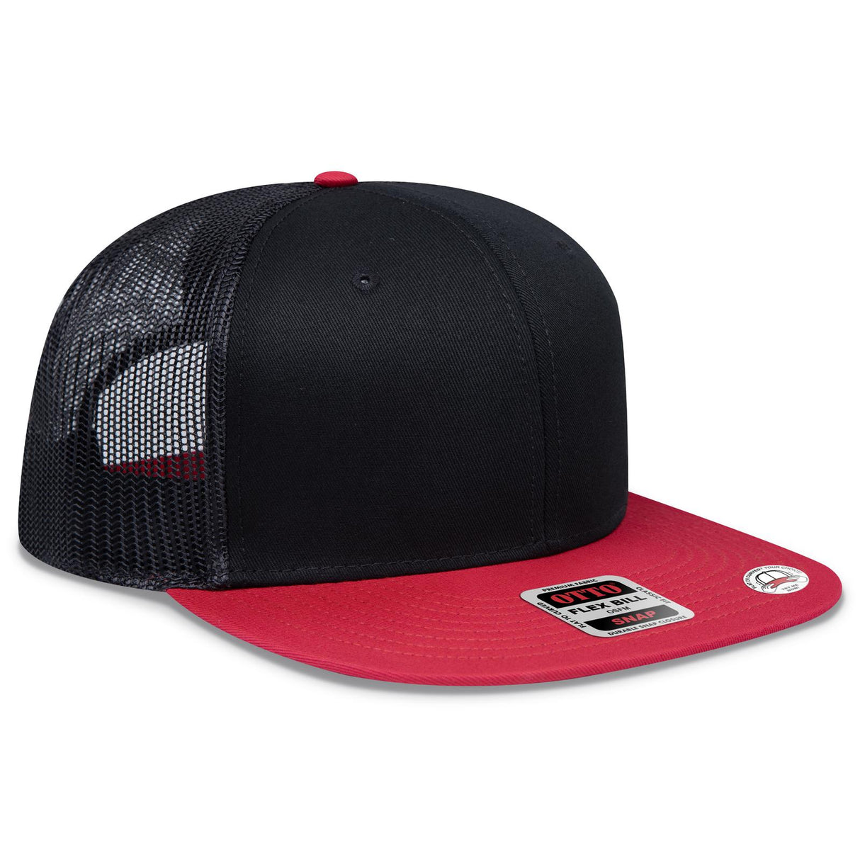 OTTO CAP "OTTO SNAP" 6 Panel Pro Style Mesh Back Trucker Snapback Hat OTTO 141-1070