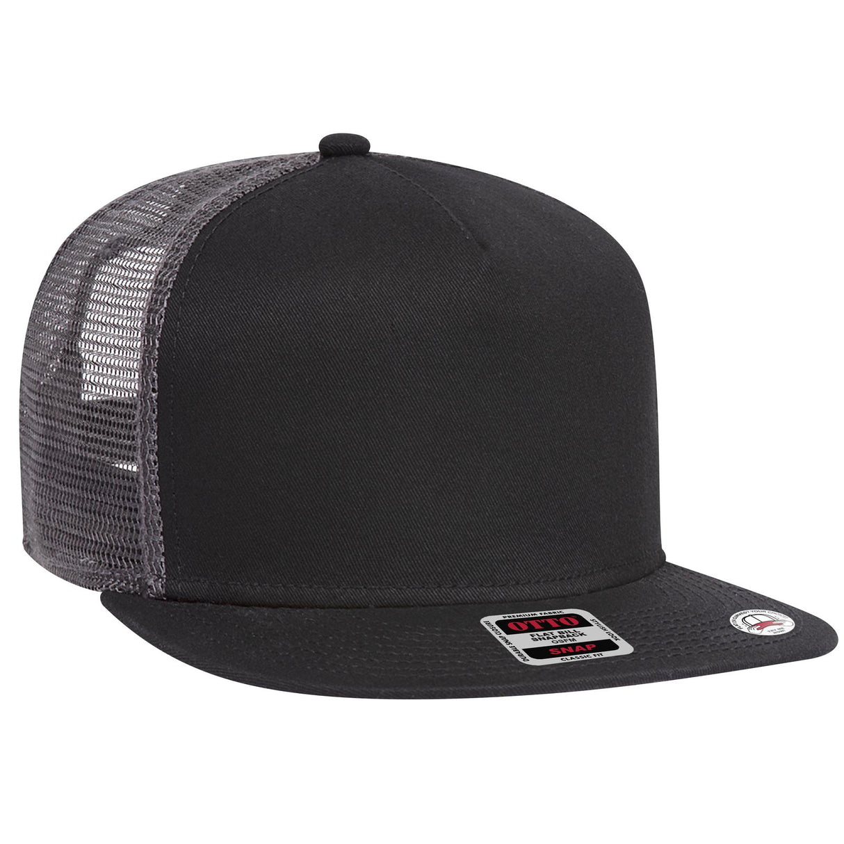 OTTO CAP "OTTO SNAP" 5 Panel Pro Style Mesh Back Trucker Snapback Hat OTTO 154-1124