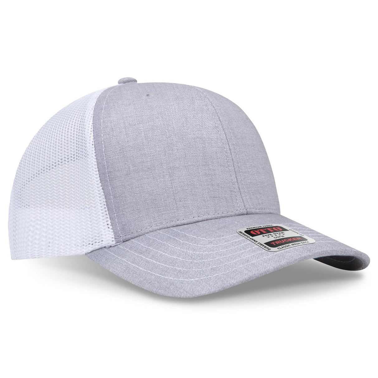 OTTO CAP 6 Panel Mid Profile Mesh Back Trucker Hat OTTO 112-1