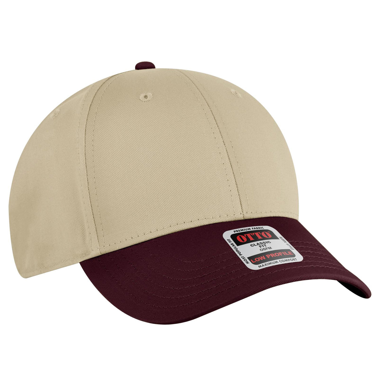 OTTO CAP 6 Panel Low Profile Baseball Cap OTTO 19-536