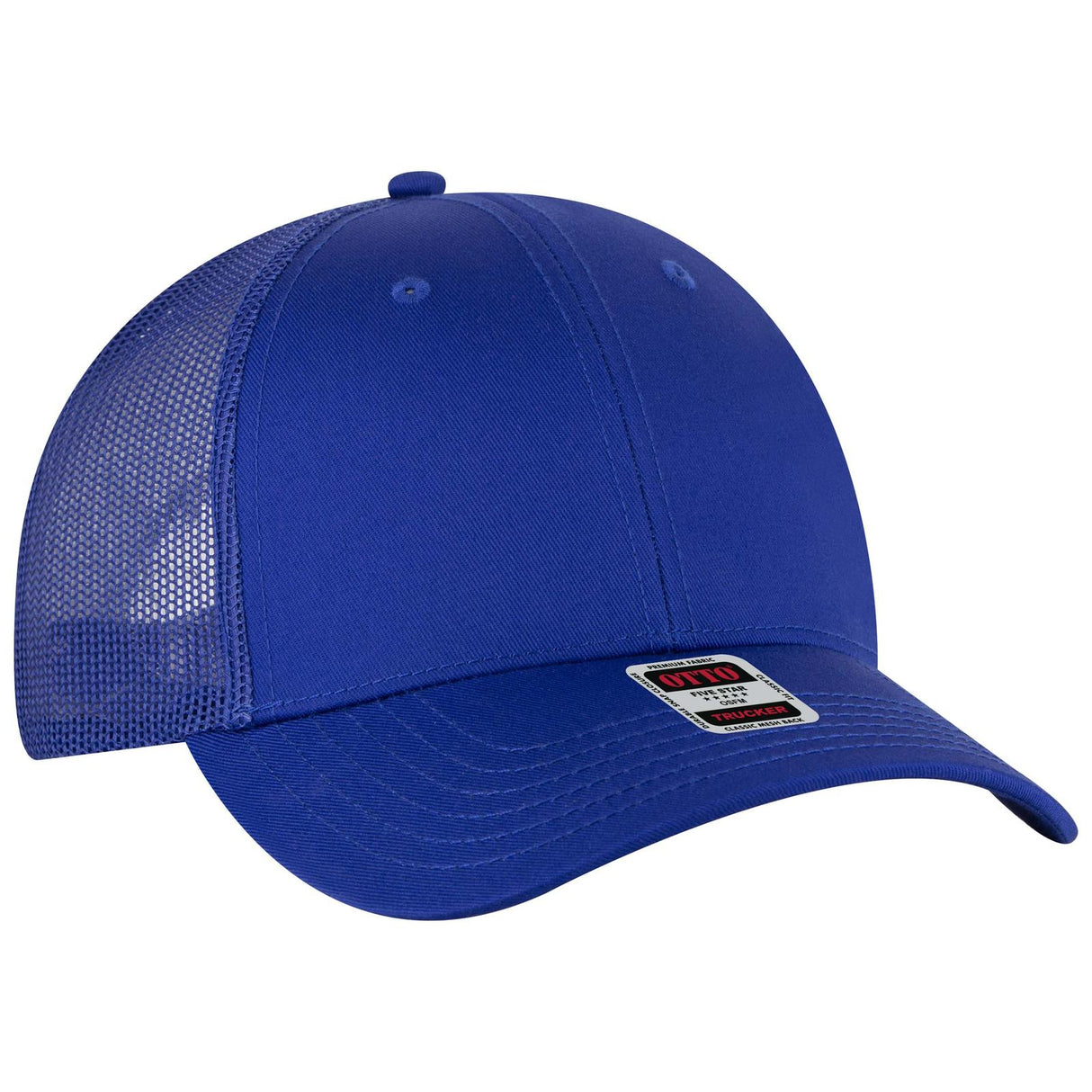 OTTO CAP 6 Panel Low Profile Mesh Back Trucker Hat OTTO 83-1239