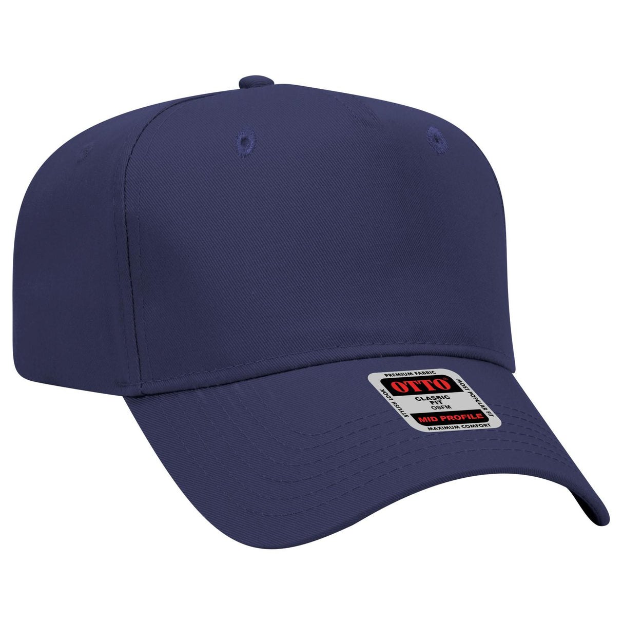 OTTO CAP 5 Panel Mid Profile Baseball Cap OTTO 31-069