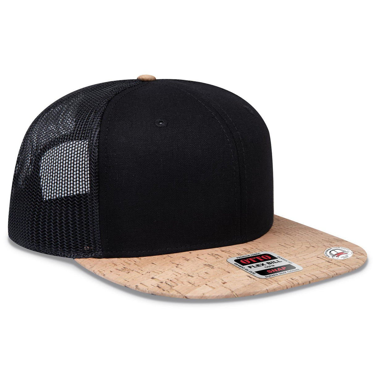 OTTO CAP "OTTO SNAP" 6 Panel Pro Style Mesh Back Trucker Snapback Hat OTTO 141-1070