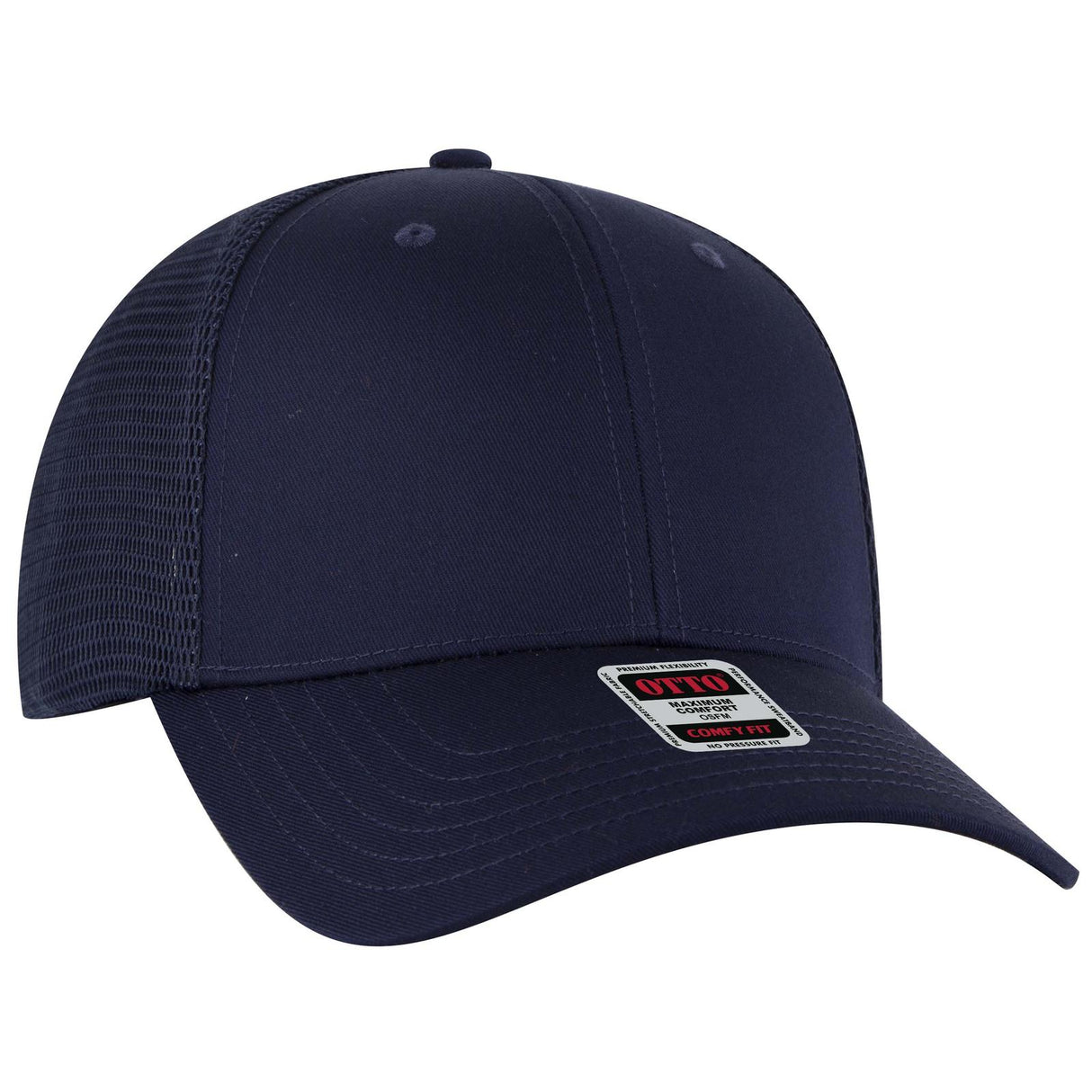 OTTO CAP "OTTO COMFY FIT" 6 Panel Low Profile Mesh Back Trucker Hat OTTO 83-2