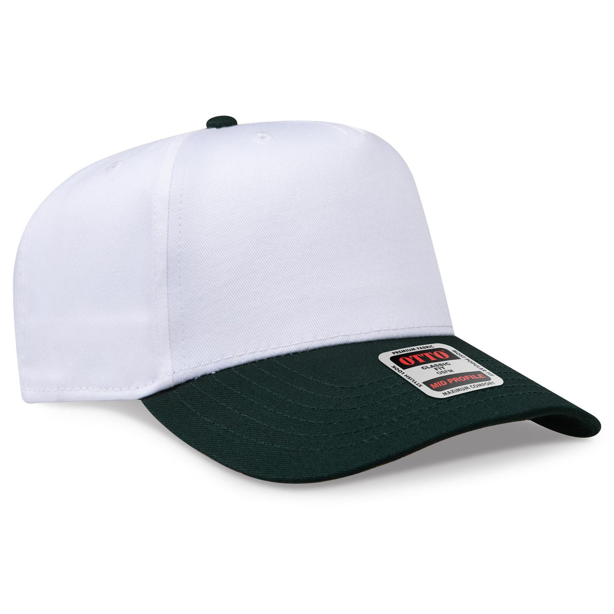 OTTO CAP 5 Panel Mid Profile Baseball Cap OTTO 31-069