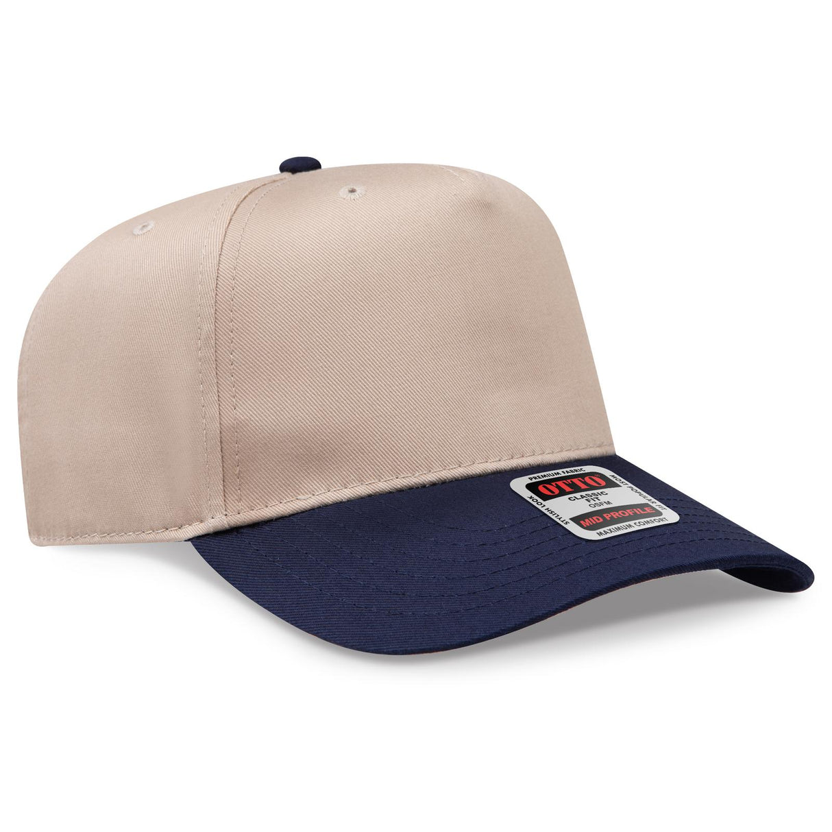 OTTO CAP 5 Panel Mid Profile Baseball Cap OTTO 31-069