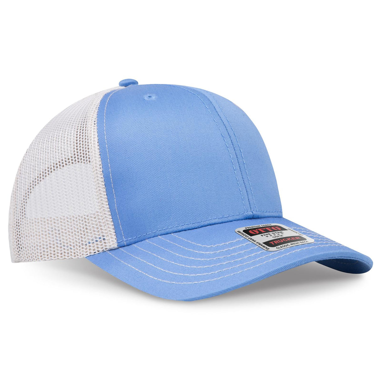 OTTO CAP 6 Panel Mid Profile Mesh Back Trucker Hat OTTO 112-1