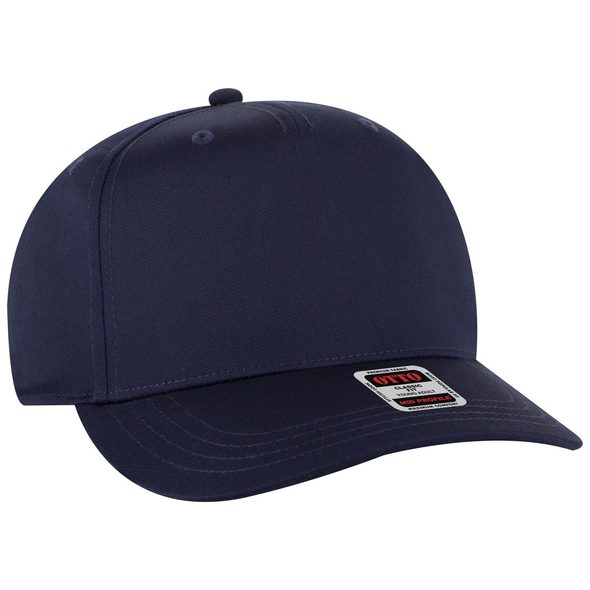OTTO CAP 5 Panel Mid Profile Baseball Cap OTTO 31-069