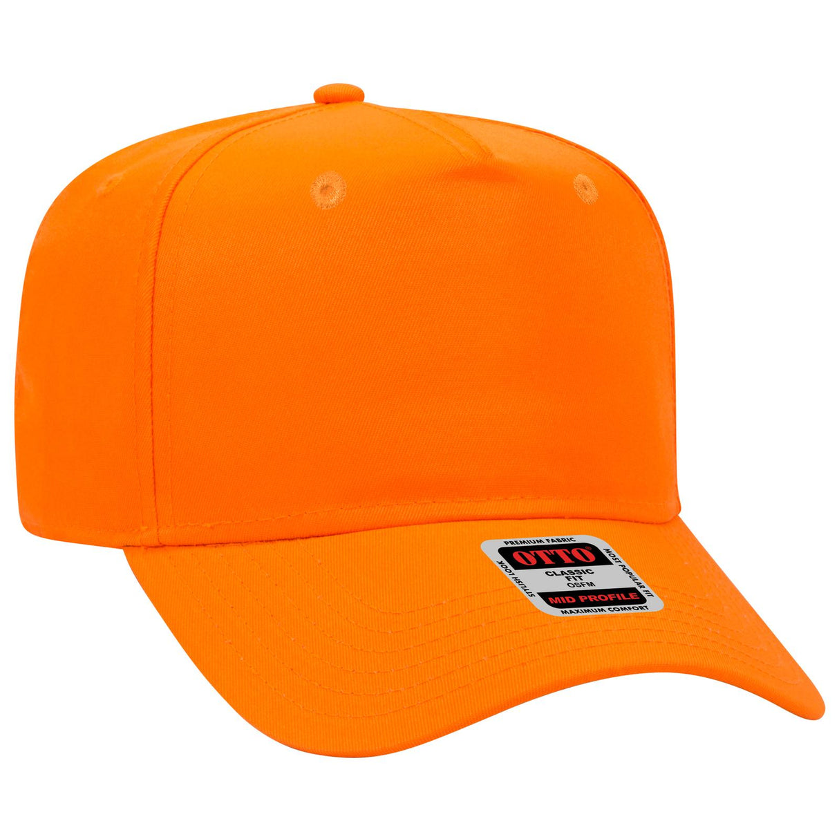 OTTO CAP 5 Panel Mid Profile Baseball Cap OTTO 31-069