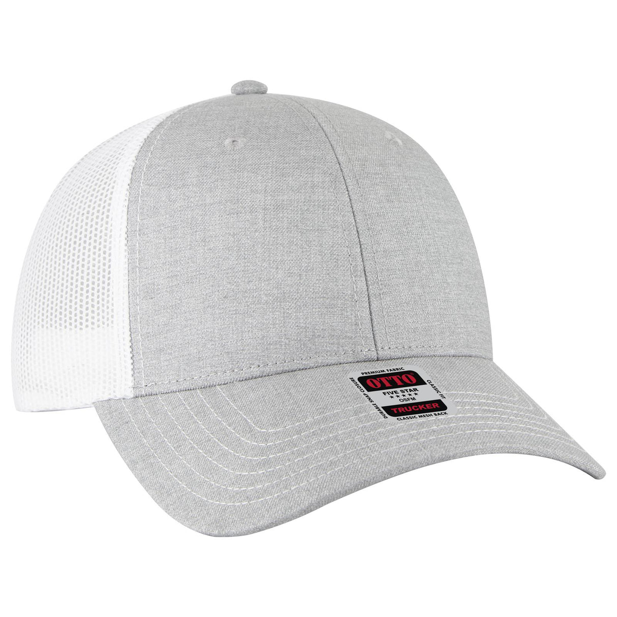 OTTO CAP 6 Panel Low Profile Mesh Back Trucker Hat OTTO 83-1239