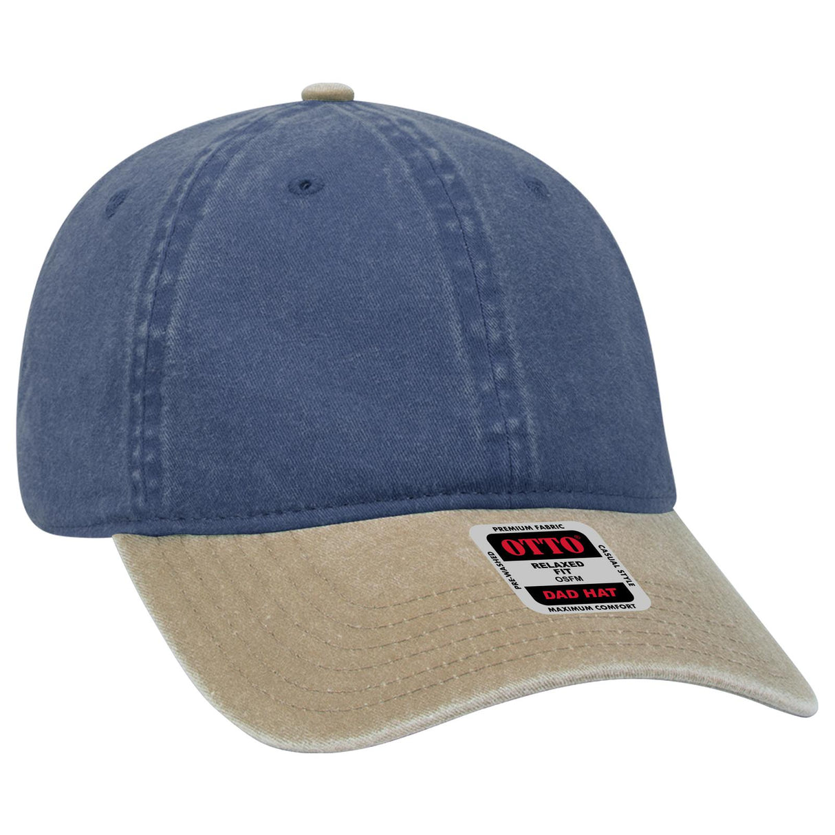 OTTO CAP 6 Panel Low Profile Dad Hat OTTO 18-202