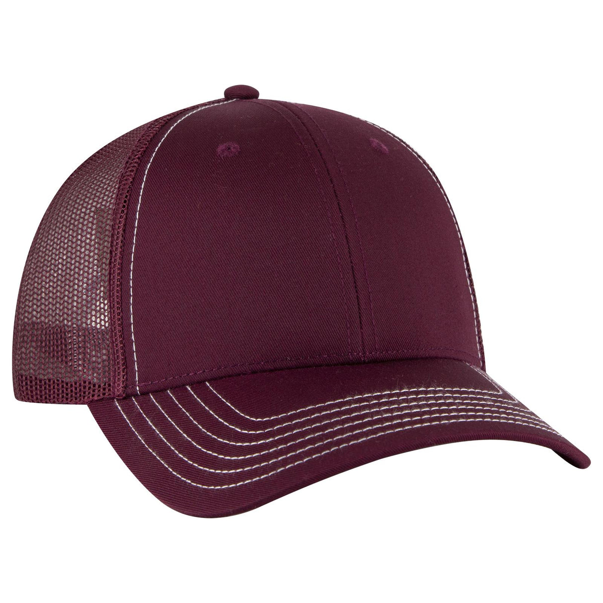 OTTO CAP 6 Panel Low Profile Mesh Back Trucker Hat OTTO 83-1239