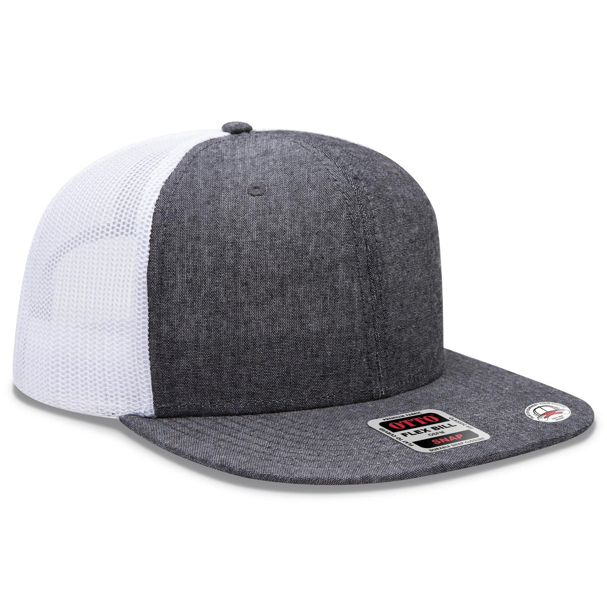 OTTO CAP "OTTO SNAP" 6 Panel Pro Style Mesh Back Trucker Snapback Hat OTTO 141-1070