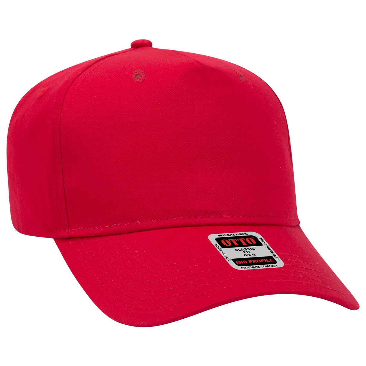 OTTO CAP 5 Panel Mid Profile Baseball Cap OTTO 31-538