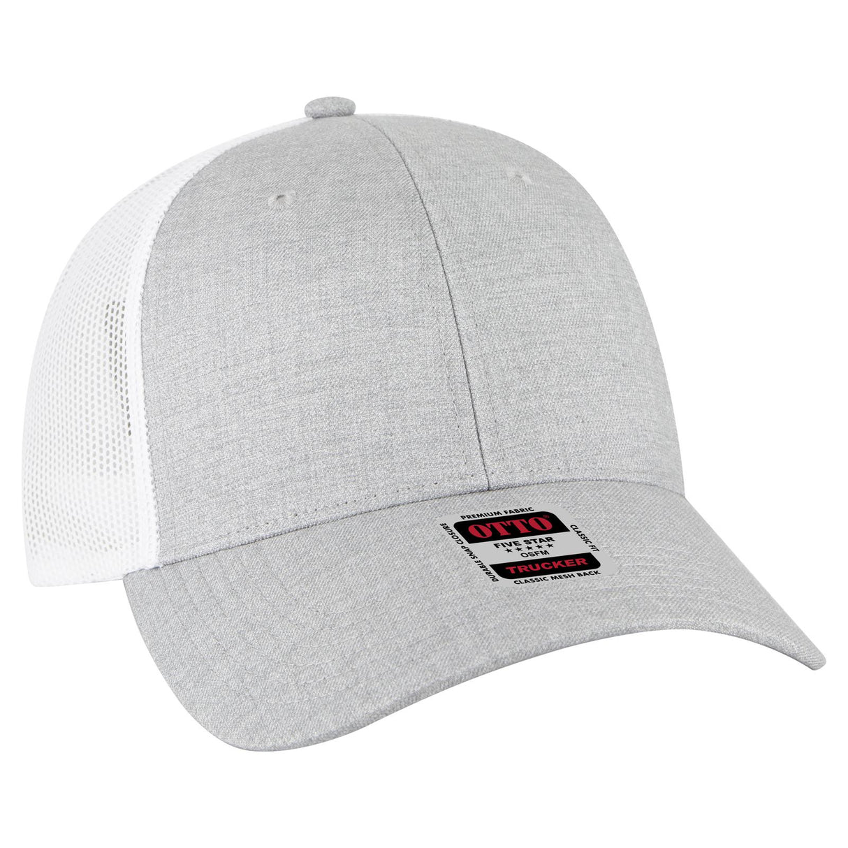 OTTO CAP 6 Panel Low Profile Mesh Back Trucker Hat OTTO 83-473
