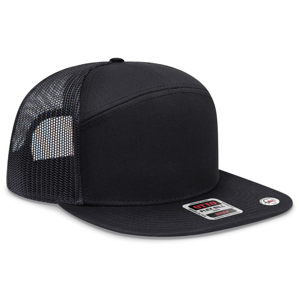 OTTO CAP "OTTO SNAP" 7 Panel Pro Style Mesh Back Trucker Snapback Hat OTTO 172-1298