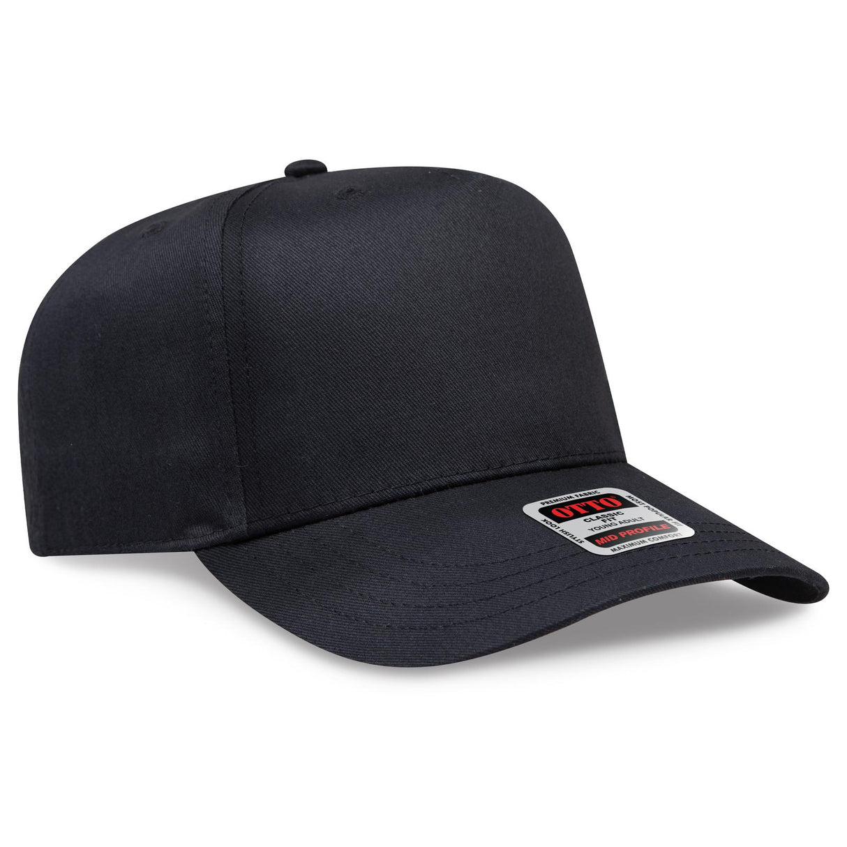 OTTO CAP 5 Panel Mid Profile Baseball Cap OTTO 31-069