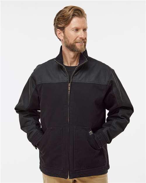 DRI DUCK Men's Horizon Boulder Cloth™ Canvas Jacket - DRI DUCK 5089 Black/ Charcoal S Jackets