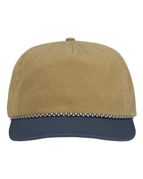 DRI DUCK Rockwell Cap - DRI DUCK 3053 Wheat/ Denim Adjustable Hats