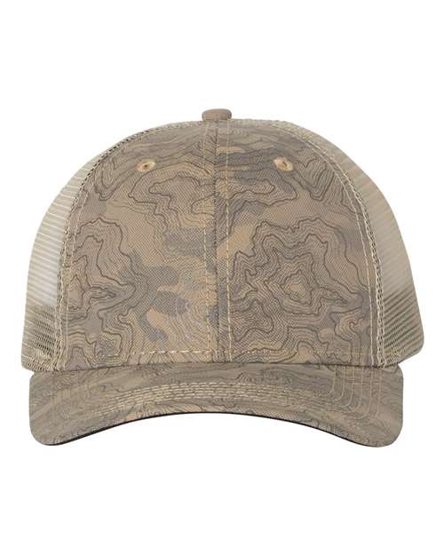 DRI DUCK Territory Trucker Cap - DRI DUCK 3458 Khaki Adjustable Hats