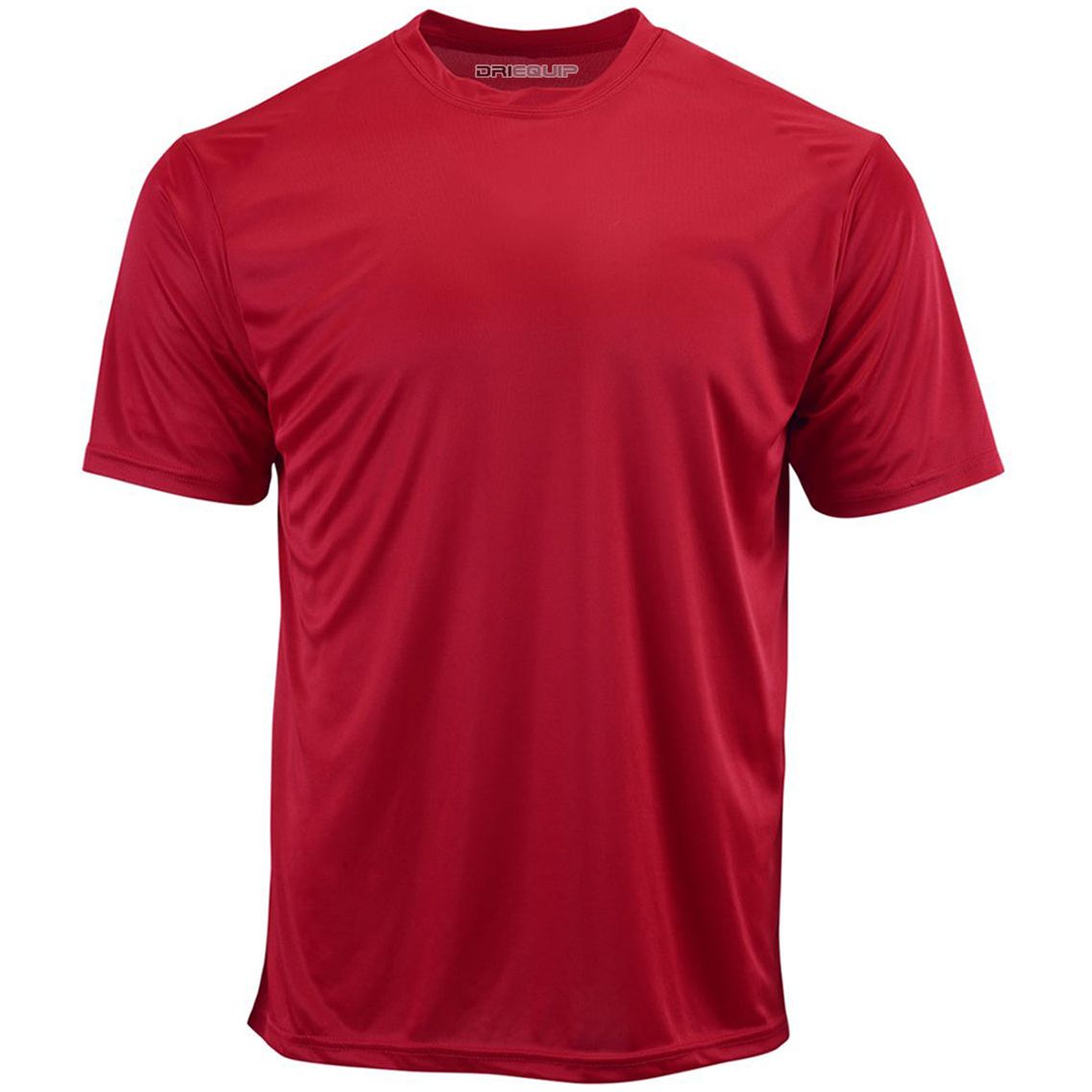 DRIEQUIP Men's Athletic All Sport Training Tee Shirts Red X - Small T-Shirts